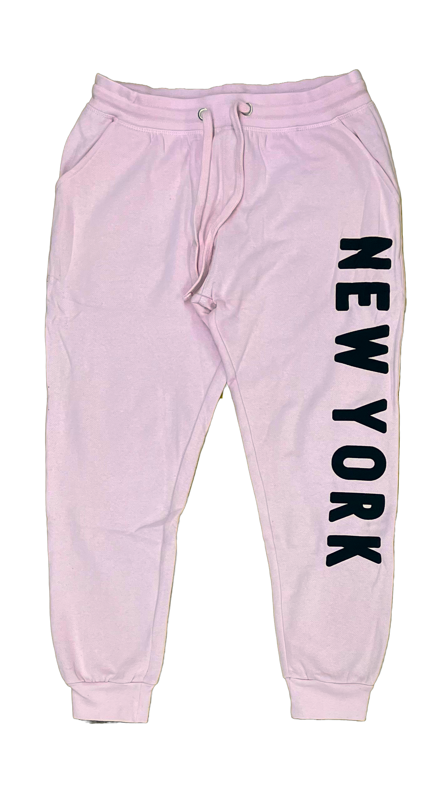 Adult Fleece SweatPants With ''NewYork'' Screen Print