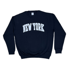 Load image into Gallery viewer, Adult SweatShirt With &quot;NEW YORK&quot; Embroidered