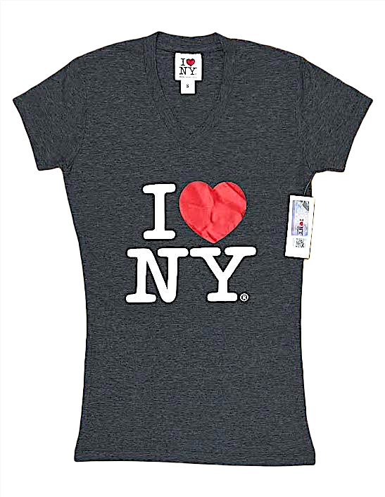 Ladies V.Neck I ❤️ NY T.Shirt