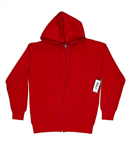 Adult Plain Zipper Hoodies