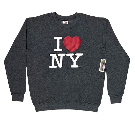 Adult Crew Neck I ❤️ NY Sweat-Shirt