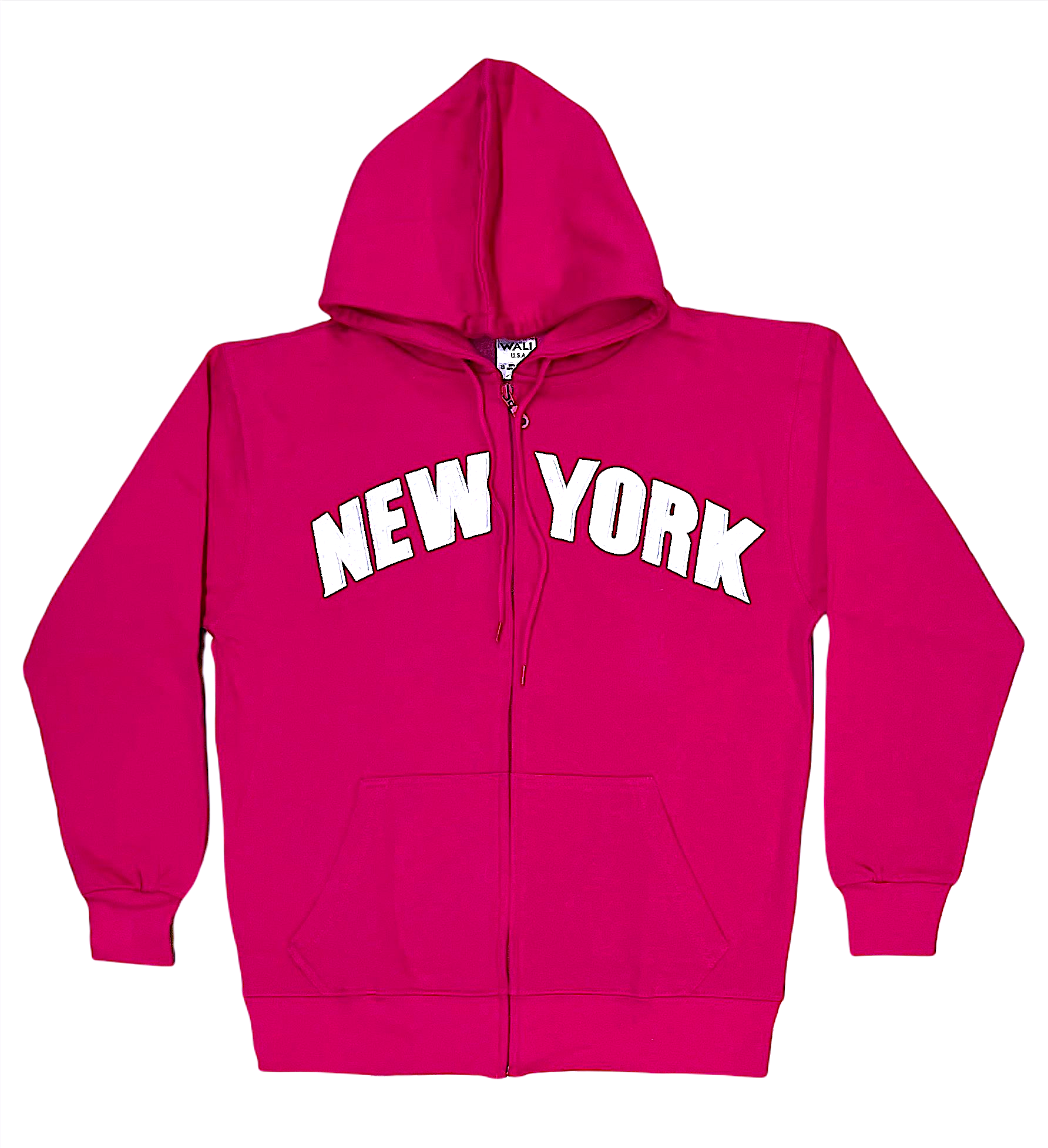 Adult Zipper Hoodies Embroidered with NEW YORK