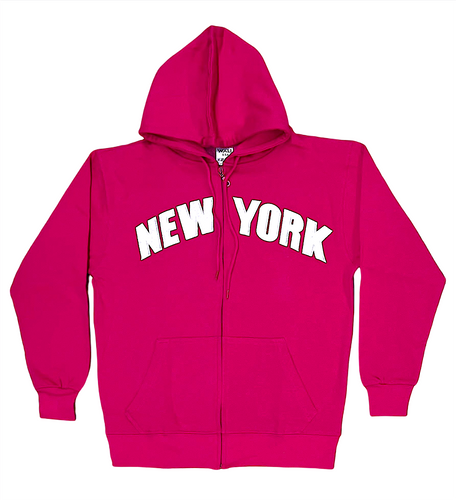 Adult Pullover Hoodies With NEW YORK EST.1664 Screen Print