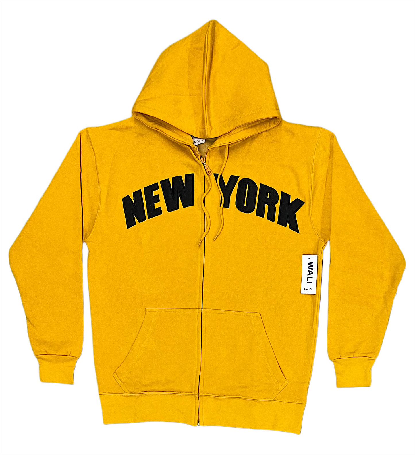 Adult Zipper Hoodies Embroidered with "NEW YORK"