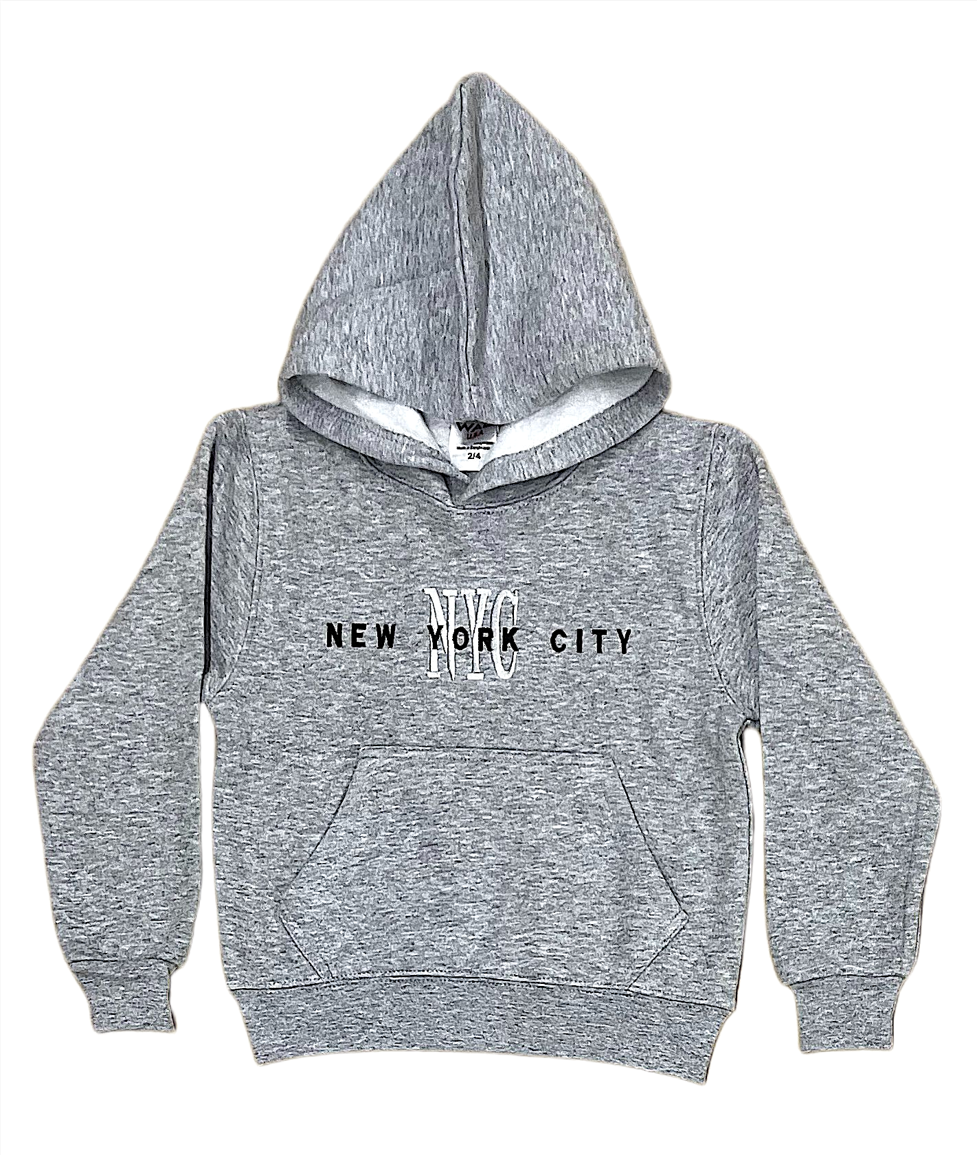 Kids Embroidered Hoodies with "NYC"