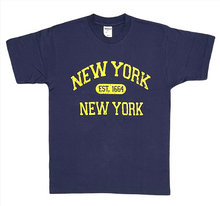 Load image into Gallery viewer, Adult T.Shirt With &quot;NEW YORK EST.1664 NEW YORK&quot; Screen Print