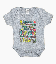 Load image into Gallery viewer, Baby onesies with &quot;Someone Who Loves Me&quot; Screen Print