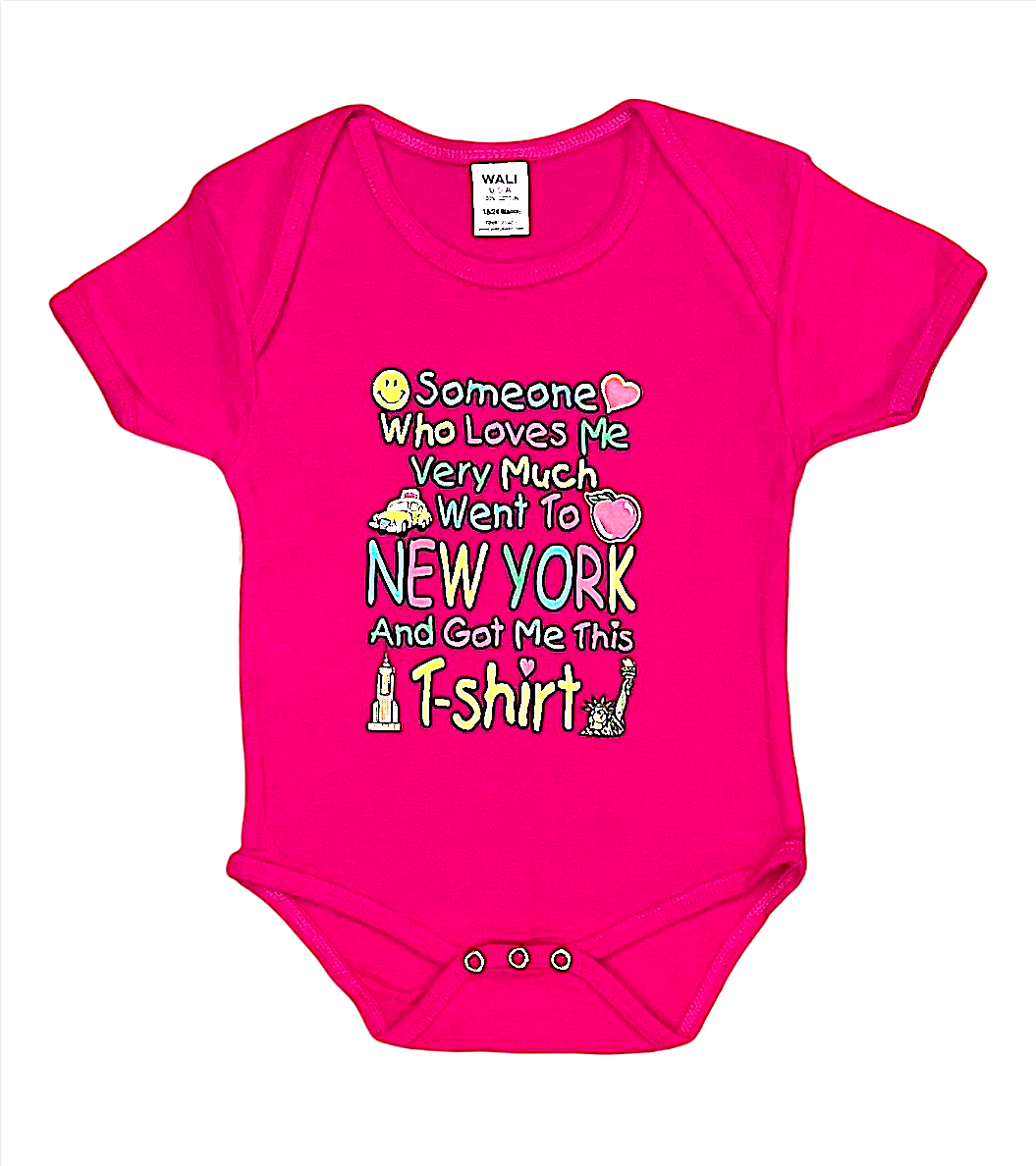 Baby onesies with Someone Who Loves Me Screen Print – WALI USA INC