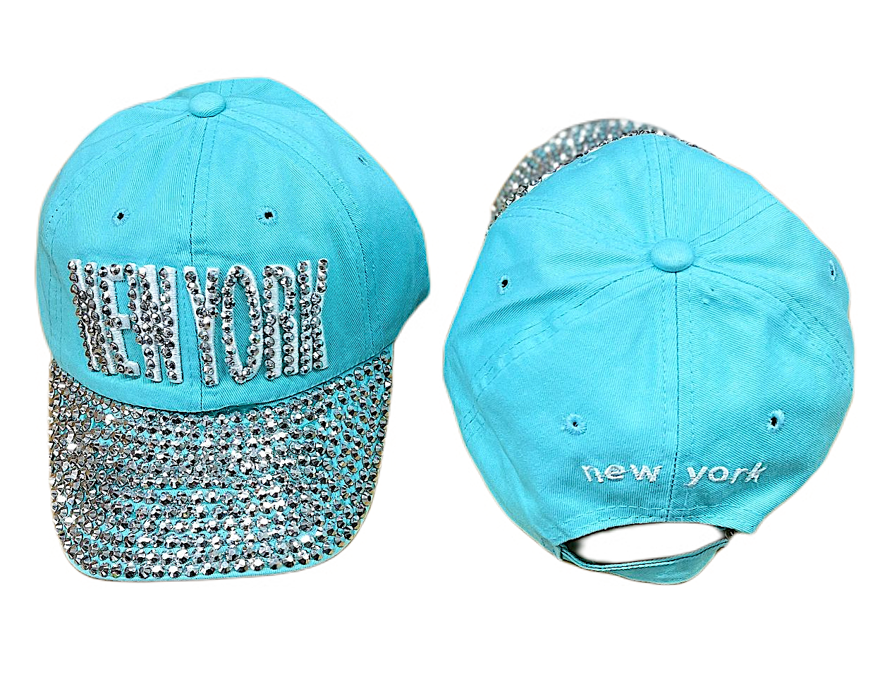 New York Hats with Shining Stone