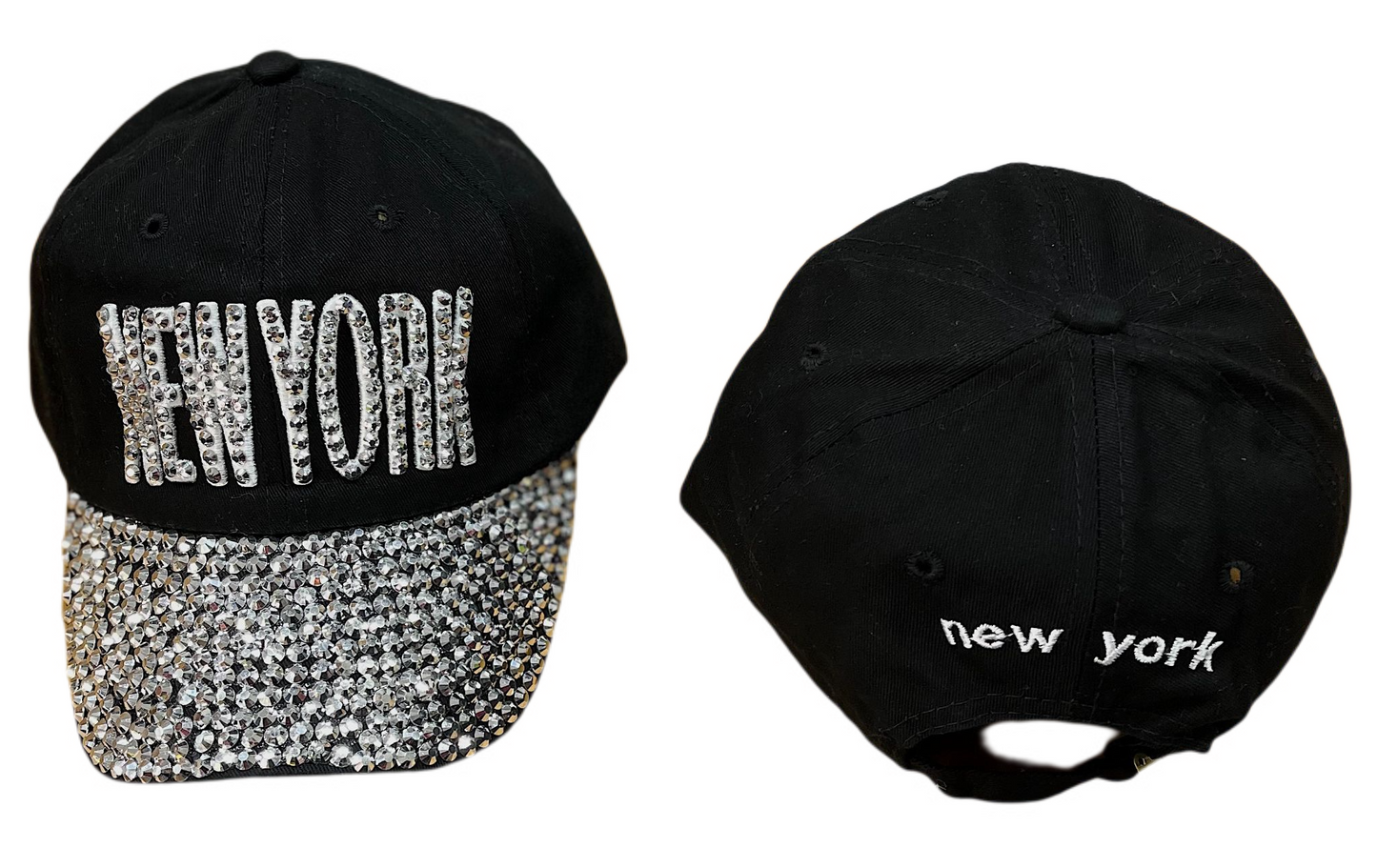 New York Hats with Shining Stone