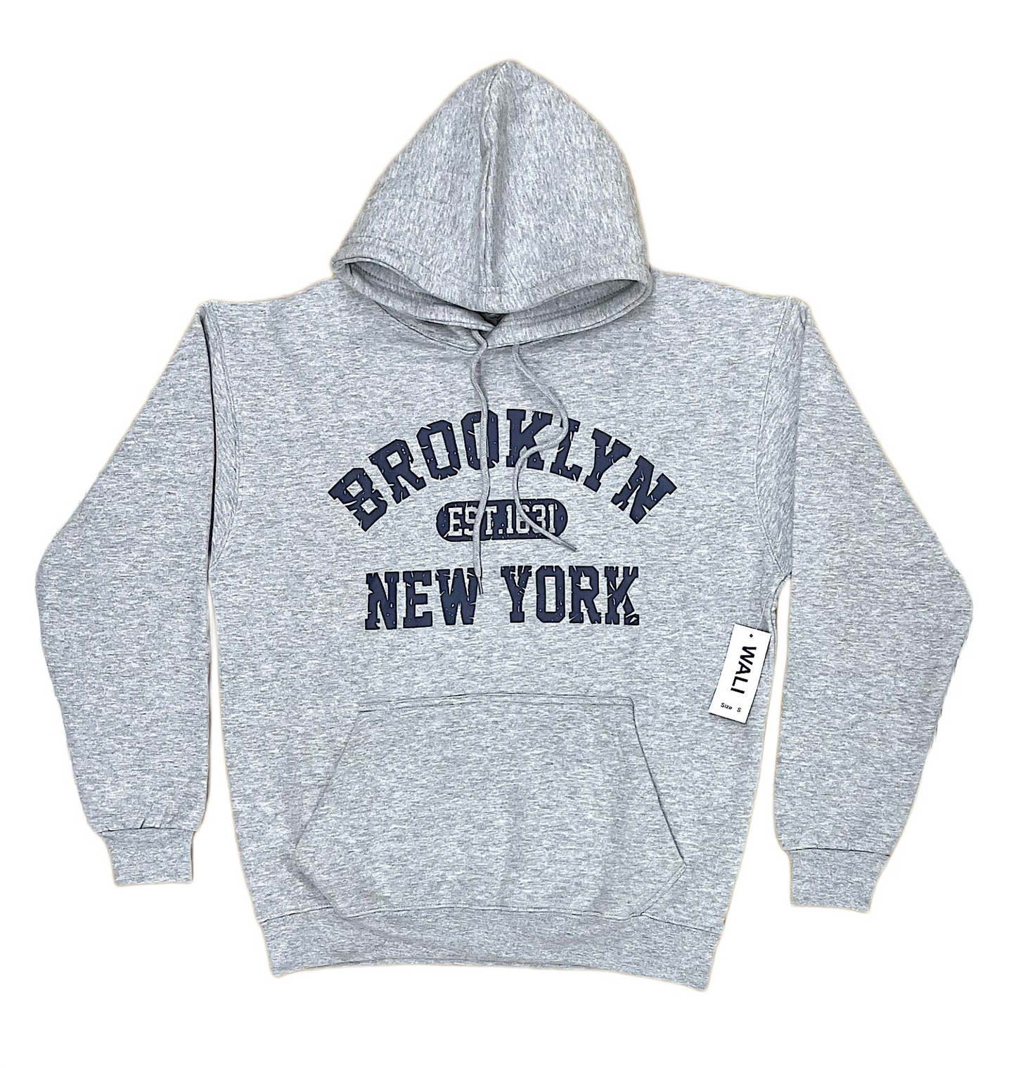 Adult Hoodies With "BROOKLYN EST. 1631 NEW YORK" Screen Print