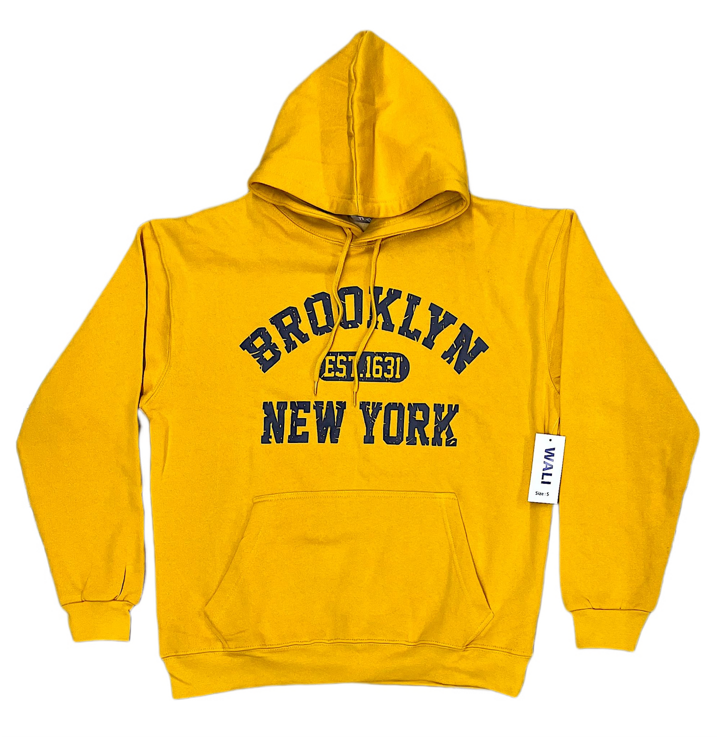 Adult Hoodies With "BROOKLYN EST. 1631 NEW YORK" Screen Print