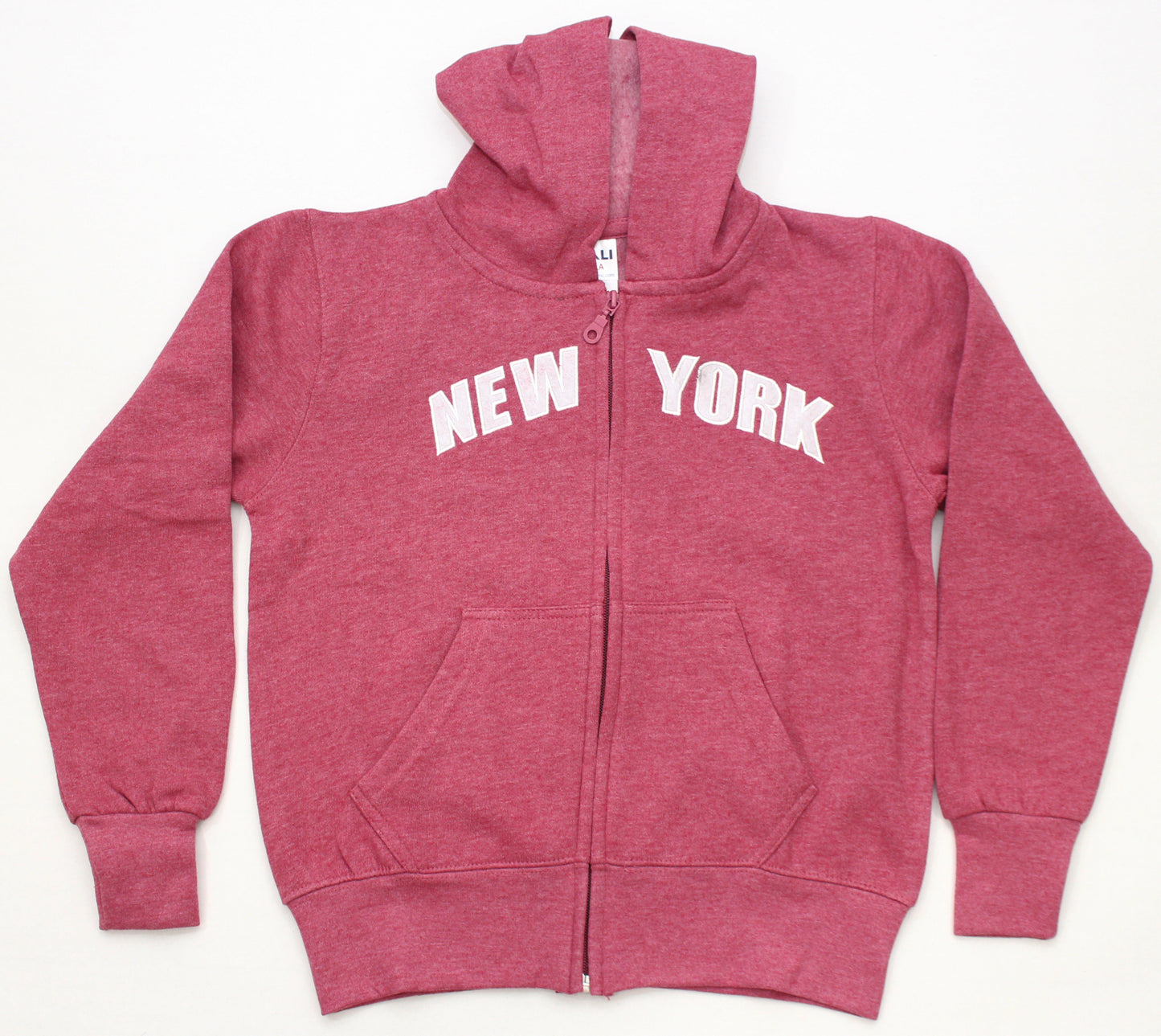 Kid’s Zipper Hoodies Embroidered with ''NEW YORK''