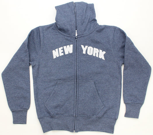 Kid’s Zipper Hoodies Embroidered with ''NEW YORK''