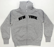 Load image into Gallery viewer, Kid’s Zipper Hoodies Embroidered with &#39;&#39;NEW YORK&#39;&#39;