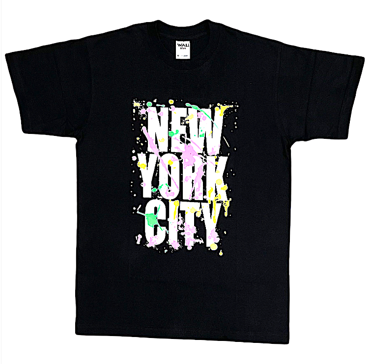 Adult Splash T.Shirt with "NEW YORK CITY" Screen Print