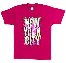 Load image into Gallery viewer, Adult Splash T.Shirt with &quot;NEW YORK CITY&quot; Screen Print