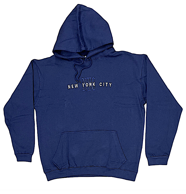 Kids Embroidered Hoodies with "NYC"