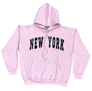 Adult Hoodies with Classic "NEW YORK" Screen Print