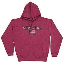 Load image into Gallery viewer, Kids Hoodies Embroidered with &quot;NEW YORK USA FLAG&quot;
