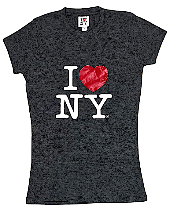 Ladies Crew Neck I ❤️ NY T.Shirt