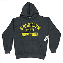 Load image into Gallery viewer, Adult Hoodies With &quot;BROOKLYN EST. 1631 NEW YORK&quot; Screen Print