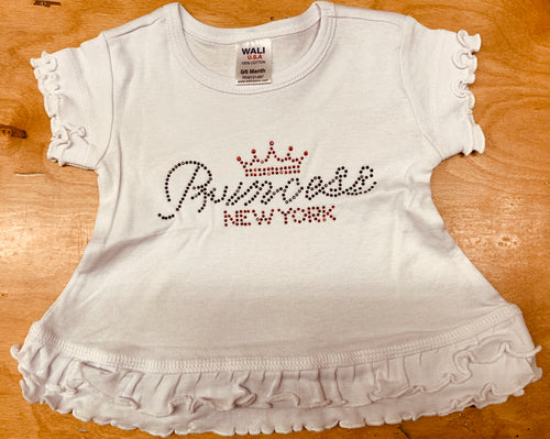 Baby's Bling Tees with Princess